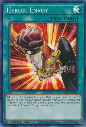 Heroic Envoy [DIFO-EN061] Super Rare - Yu-Gi-Oh! - Card Brawlers | Quebec | Canada |