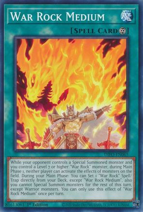 War Rock Medium [DIFO-EN065] Common - Yu-Gi-Oh! - Card Brawlers | Quebec | Canada |