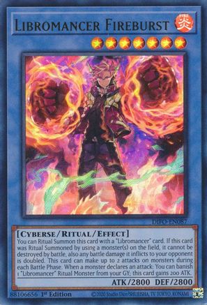Libromancer Fireburst [DIFO-EN087] Ultra Rare - Yu-Gi-Oh! - Card Brawlers | Quebec | Canada |