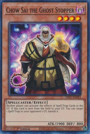 Chow Sai the Ghost Stopper [DIFO-EN093] Super Rare - Yu-Gi-Oh! - Card Brawlers | Quebec | Canada |