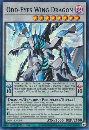 Odd-Eyes Wing Dragon [DIFO-EN098] Super Rare - Yu-Gi-Oh! - Card Brawlers | Quebec | Canada |