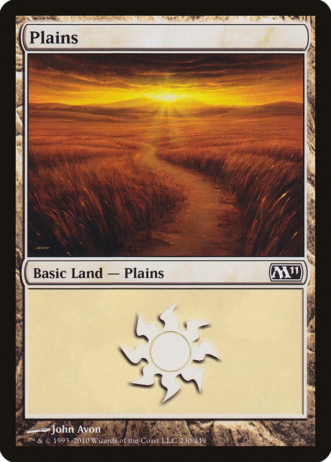 Plains (230) [Magic 2011] - Magic: The Gathering - Card Brawlers | Quebec | Canada |