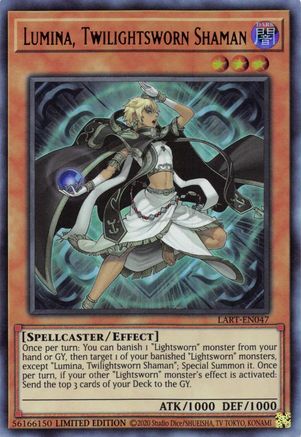 Lumina, Twilightsworn Shaman [LART-EN047] Ultra Rare - Yu-Gi-Oh! - Card Brawlers | Quebec | Canada |