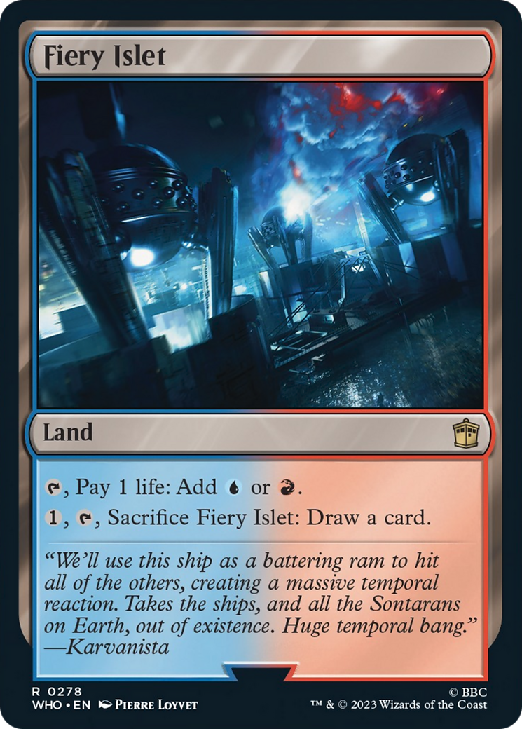 Fiery Islet [Doctor Who] - Magic: The Gathering - Card Brawlers | Quebec | Canada |