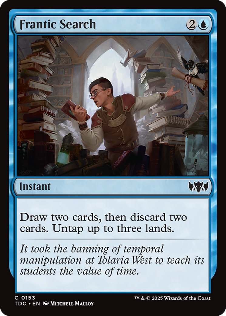 Frantic Search [Tarkir: Dragonstorm Commander] - Magic: The Gathering - Card Brawlers | Quebec | Canada |
