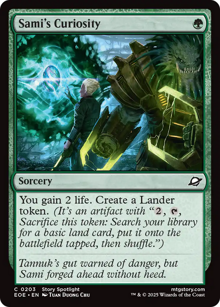 Sami's Curiosity [Edge of Eternities] - Magic: The Gathering - Card Brawlers | Quebec | Canada |