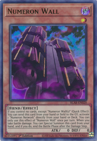 Numeron Wall [BLAR-EN020] Ultra Rare - Yu-Gi-Oh! - Card Brawlers | Quebec | Canada |