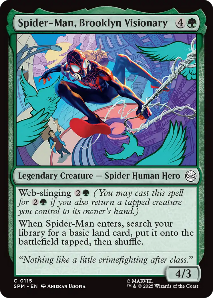 Spider-Man, Brooklyn Visionary [Marvel's Spider-Man] - Magic: The Gathering - Card Brawlers | Quebec | Canada |