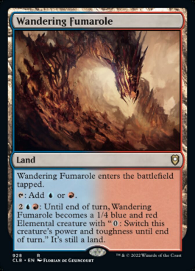 Wandering Fumarole [Commander Legends: Battle for Baldur's Gate] - Magic: The Gathering - Card Brawlers | Quebec | Canada |