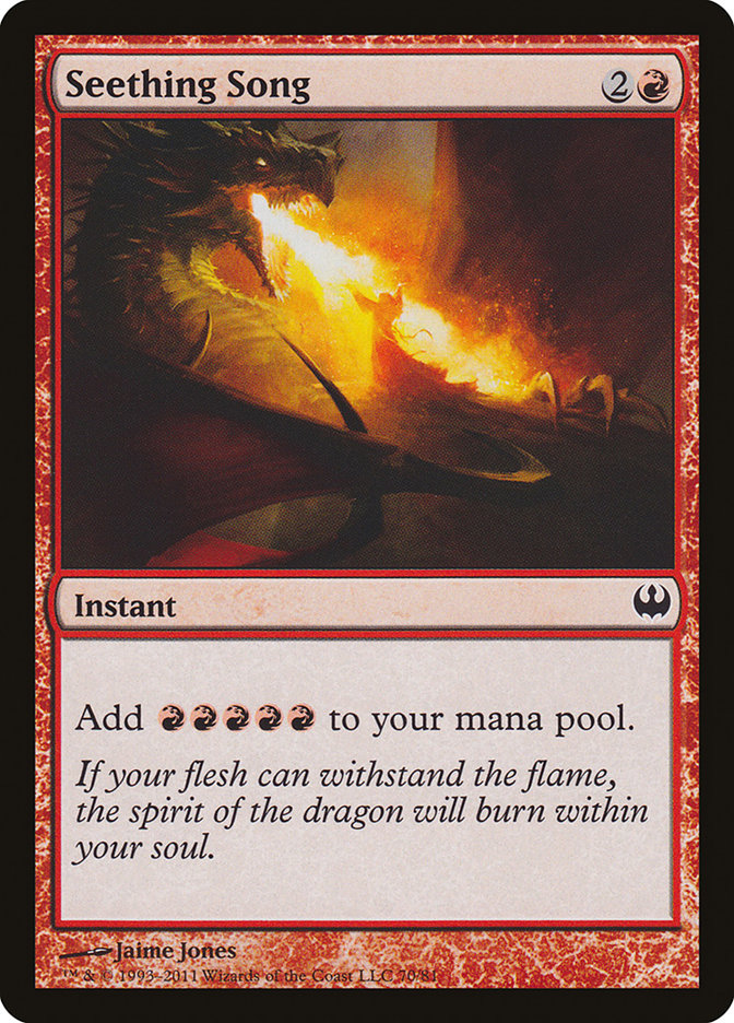 Seething Song [Duel Decks: Knights vs. Dragons] - Magic: The Gathering - Card Brawlers | Quebec | Canada |