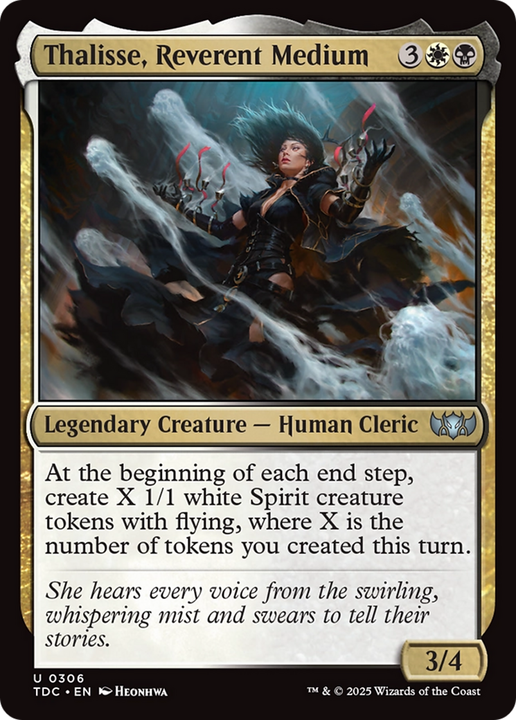 Thalisse, Reverent Medium [Tarkir: Dragonstorm Commander] - Magic: The Gathering - Card Brawlers | Quebec | Canada |