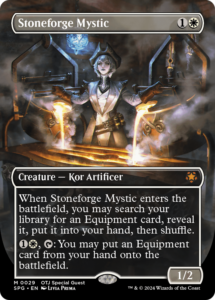 Stoneforge Mystic (Borderless) [Outlaws of Thunder Junction Special Guests] - Magic: The Gathering - Card Brawlers | Quebec | Canada |