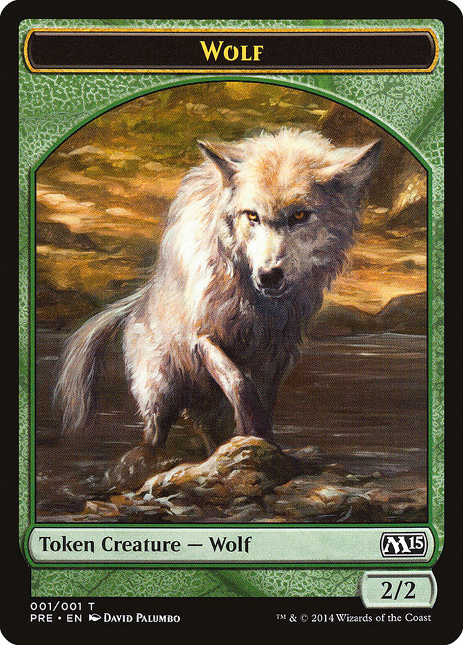Wolf Token [Magic 2015 Prerelease Promos] - Magic: The Gathering - Card Brawlers | Quebec | Canada |