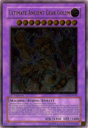 Ultimate Ancient Gear Golem [LODT-EN043] Ultimate Rare - Yu-Gi-Oh! - Card Brawlers | Quebec | Canada |