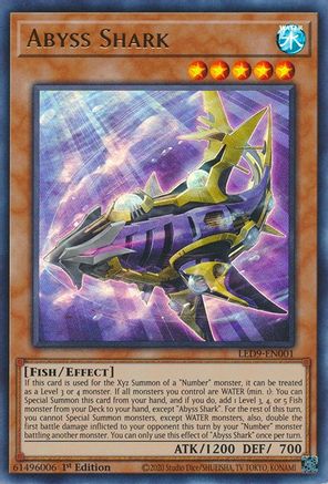 Abyss Shark [LED9-EN001] Ultra Rare - Yu-Gi-Oh! - Card Brawlers | Quebec | Canada |