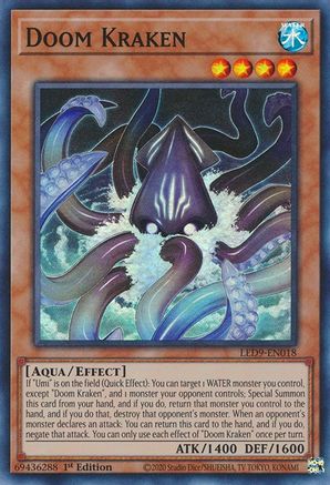 Doom Kraken [LED9-EN018] Super Rare - Yu-Gi-Oh! - Card Brawlers | Quebec | Canada |