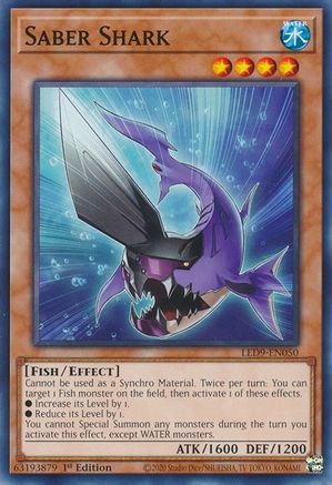 Saber Shark [LED9-EN050] Common - Yu-Gi-Oh! - Card Brawlers | Quebec | Canada |