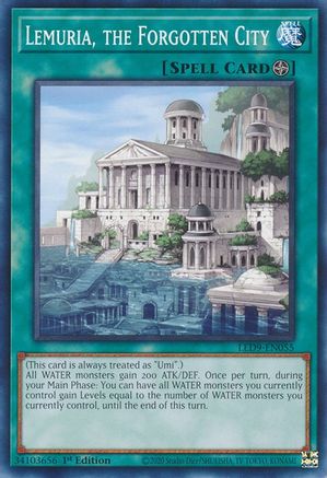 Lemuria, the Forgotten City [LED9-EN055] Common - Yu-Gi-Oh! - Card Brawlers | Quebec | Canada |