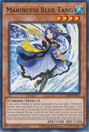 Marincess Blue Tang [LED9-EN051] Common - Yu-Gi-Oh! - Card Brawlers | Quebec | Canada |