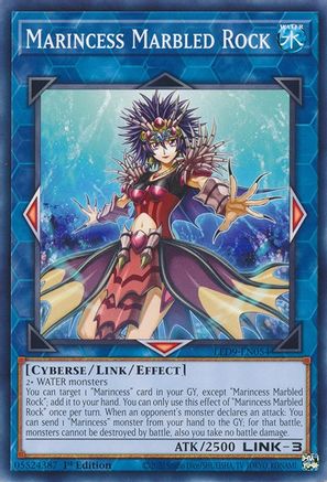 Marincess Marbled Rock [LED9-EN054] Common - Yu-Gi-Oh! - Card Brawlers | Quebec | Canada |