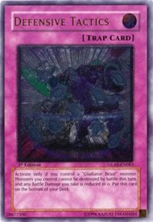 Defensive Tactics [GLAS-EN083] Ultimate Rare - Yu-Gi-Oh! - Card Brawlers | Quebec | Canada |