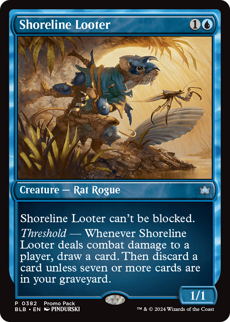 Shoreline Looter [Bloomburrow Promos] - Magic: The Gathering - Card Brawlers | Quebec | Canada |