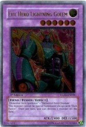 Evil Hero Lightning Golem [GLAS-EN039] Ultimate Rare - Yu-Gi-Oh! - Card Brawlers | Quebec | Canada |