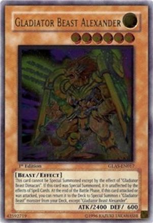 Gladiator Beast Alexander [GLAS-EN017] Ultimate Rare - Yu-Gi-Oh! - Card Brawlers | Quebec | Canada |