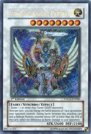 Avenging Knight Parshath [TDGS-EN000] Secret Rare - Yu-Gi-Oh! - Card Brawlers | Quebec | Canada |