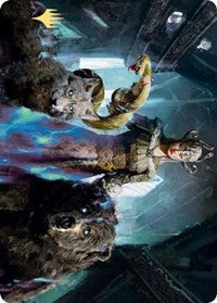 Kolvori, God of Kinship Art Card (Gold-Stamped Signature) [Kaldheim Art Series] - Magic: The Gathering - Card Brawlers | Quebec | Canada |