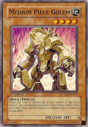 Medium Piece Golem [TDGS-EN007] Common - Yu-Gi-Oh! - Card Brawlers | Quebec | Canada |