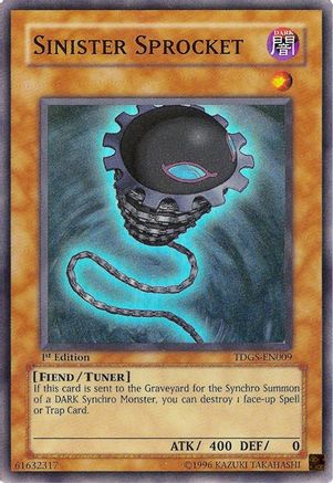 Sinister Sprocket [TDGS-EN009] Super Rare - Yu-Gi-Oh! - Card Brawlers | Quebec | Canada |