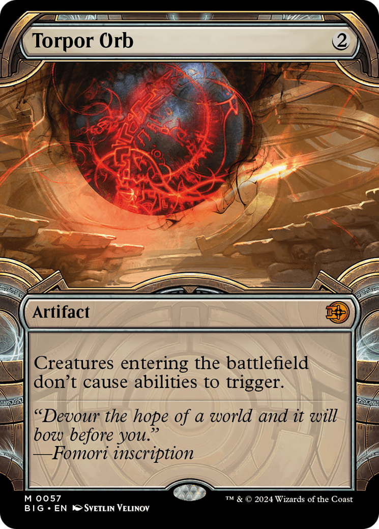 Torpor Orb (Showcase) [Outlaws of Thunder Junction: The Big Score] - Magic: The Gathering - Card Brawlers | Quebec | Canada |