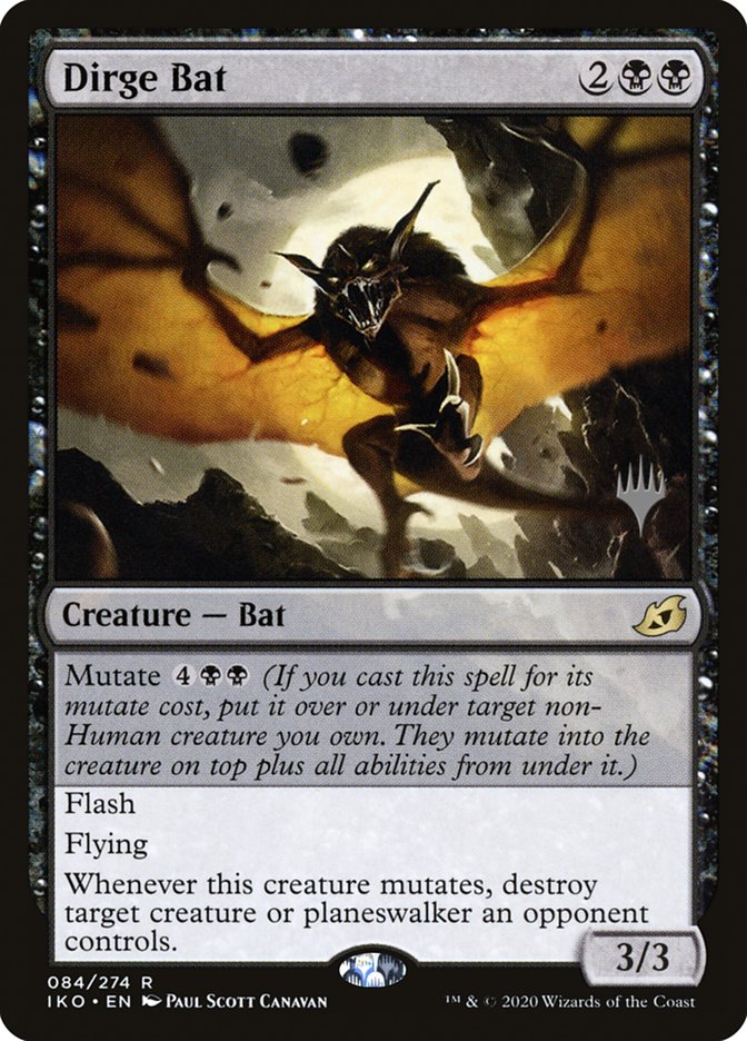 Dirge Bat (Promo Pack) [Ikoria: Lair of Behemoths Promos] - Magic: The Gathering - Card Brawlers | Quebec | Canada |