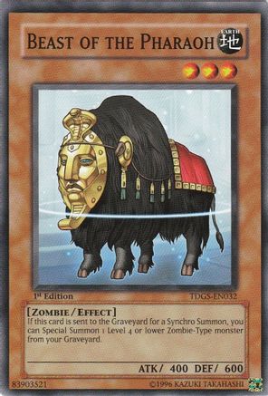 Beast of the Pharaoh [TDGS-EN032] Common - Yu-Gi-Oh! - Card Brawlers | Quebec | Canada |