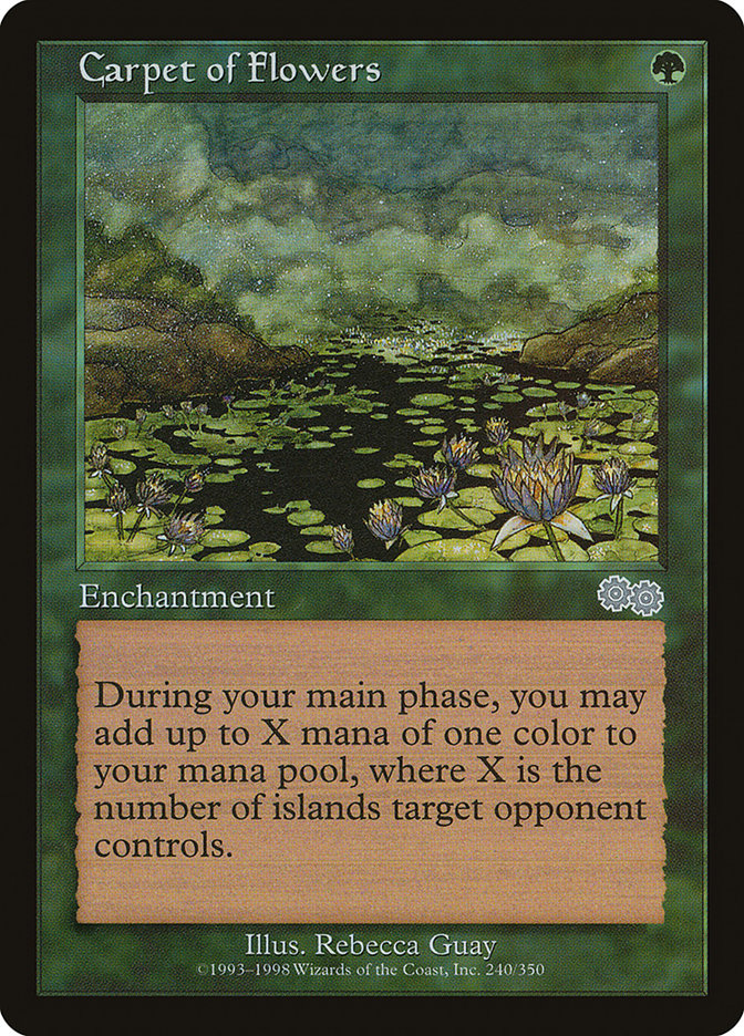 Carpet of Flowers [Urza's Saga] - Magic: The Gathering - Card Brawlers | Quebec | Canada |