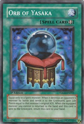 Orb of Yasaka [TDGS-EN055] Common - Yu-Gi-Oh! - Card Brawlers | Quebec | Canada |
