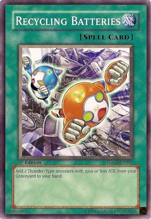 Recycling Batteries [TDGS-EN061] Common - Yu-Gi-Oh! - Card Brawlers | Quebec | Canada |
