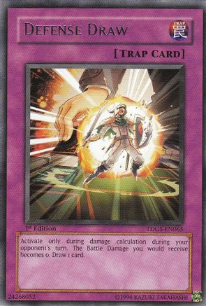 Defense Draw [TDGS-EN065] Rare - Yu-Gi-Oh! - Card Brawlers | Quebec | Canada |