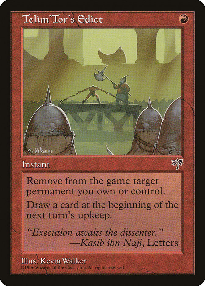 Telim'Tor's Edict [Mirage] - Magic: The Gathering - Card Brawlers | Quebec | Canada |