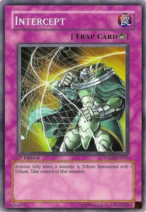 Intercept [TDGS-EN076] Super Rare - Yu-Gi-Oh! - Card Brawlers | Quebec | Canada |