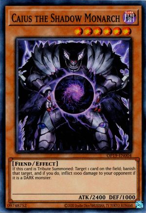 Caius the Shadow Monarch [OP19-EN004] Super Rare - Yu-Gi-Oh! - Card Brawlers | Quebec | Canada |