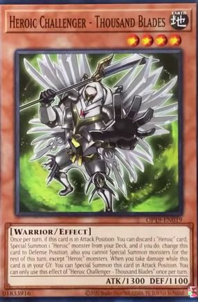 Heroic Challenger - Thousand Blades [OP19-EN019] Common