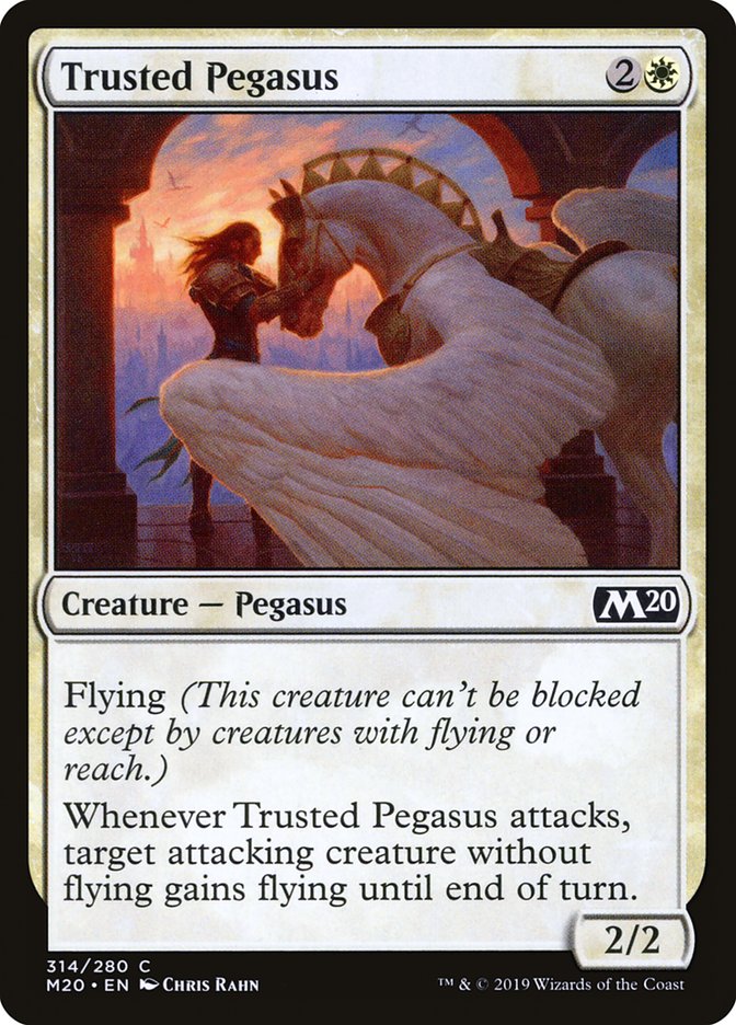 Trusted Pegasus [Core Set 2020] - Magic: The Gathering - Card Brawlers | Quebec | Canada |