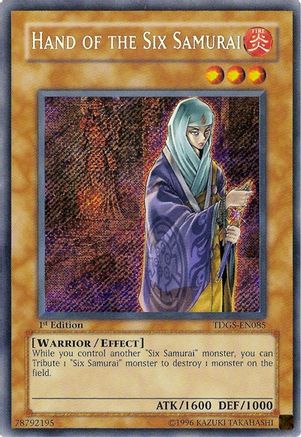 Hand of the Six Samurai [TDGS-EN085] Secret Rare - Yu-Gi-Oh! - Card Brawlers | Quebec | Canada |