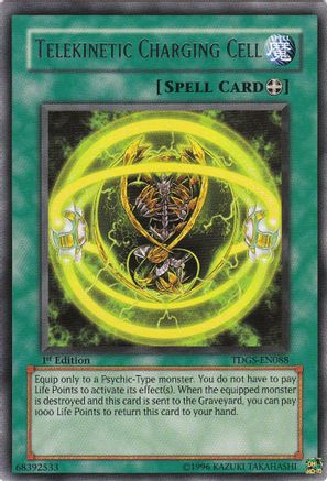 Telekinetic Charging Cell [TDGS-EN088] Rare - Yu-Gi-Oh! - Card Brawlers | Quebec | Canada |