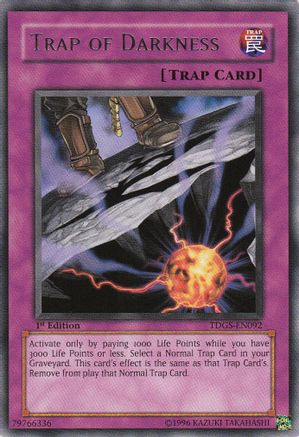 Trap of Darkness [TDGS-EN092] Rare - Yu-Gi-Oh! - Card Brawlers | Quebec | Canada |