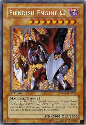 Fiendish Engine Omega [TDGS-EN095] Secret Rare - Yu-Gi-Oh! - Card Brawlers | Quebec | Canada |