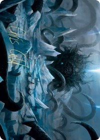 Icebreaker Kraken Art Card (Gold-Stamped Signature) [Kaldheim Art Series] - Magic: The Gathering - Card Brawlers | Quebec | Canada |