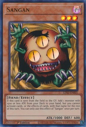 Sangan [LDS3-EN001] Ultra Rare - Yu-Gi-Oh! - Card Brawlers | Quebec | Canada |